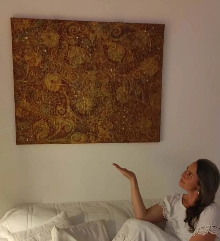 Paulina s umeleckým dielom
